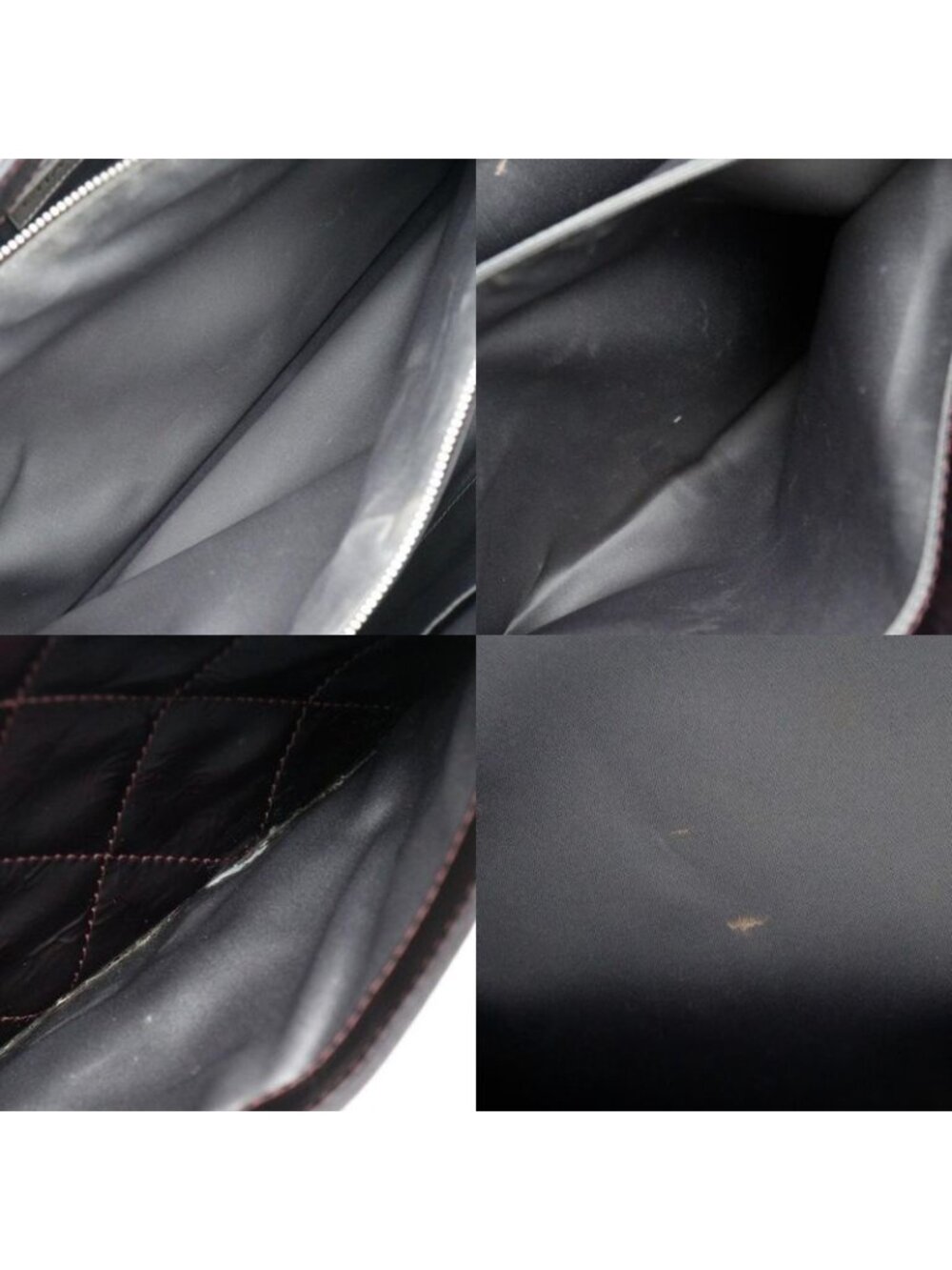 Chanel Grand Shopping Tote XL Quilted Chain Wrinkled Patent - Picture 7 of 10